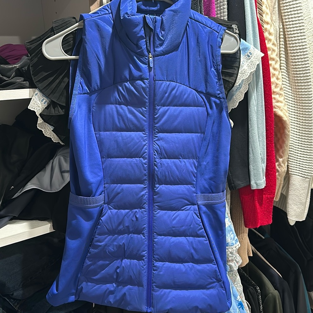 Never worn blue Lululemon vest